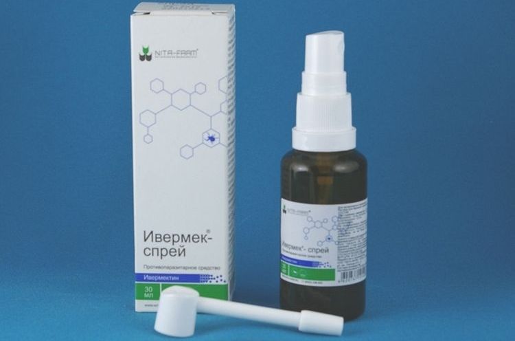 Spray d'ivermectine pour chats