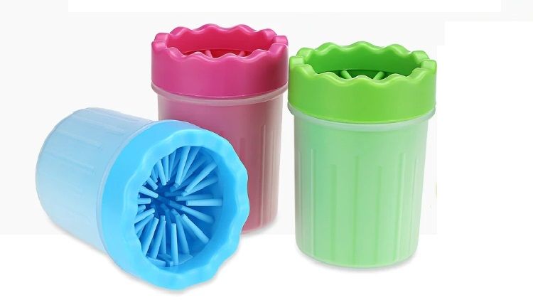 Lave-pattes pour chien propre