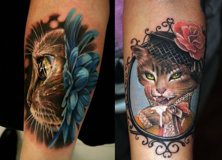 tatouage de chat