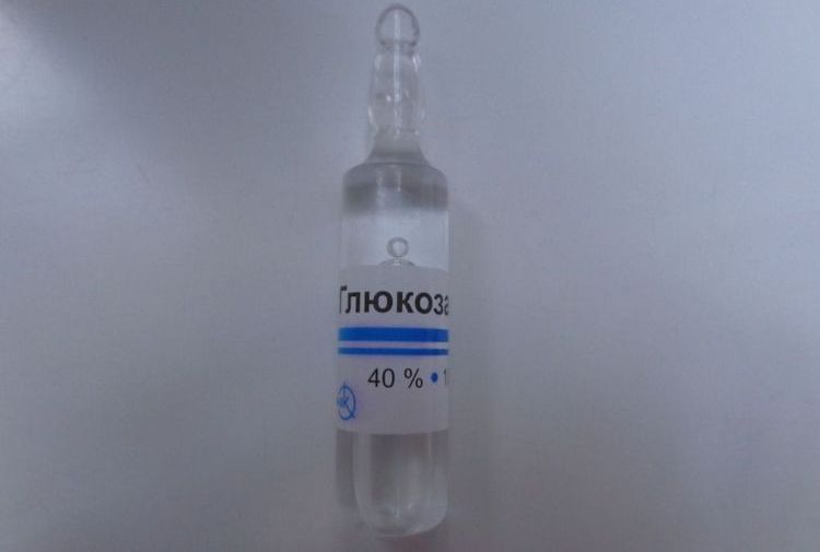 Ampoule de glucose