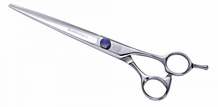 Ciseaux de toilettage pour chiens à lames droites