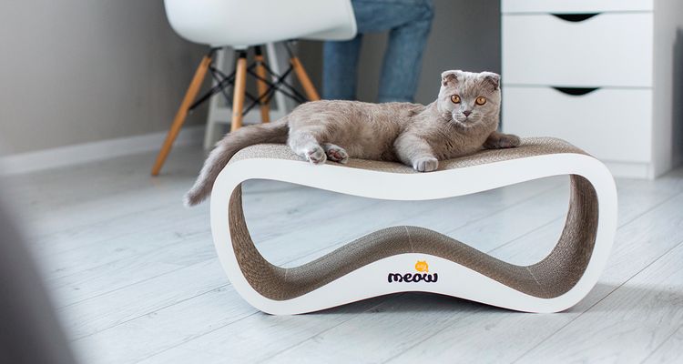 Griffoir en carton pour chats