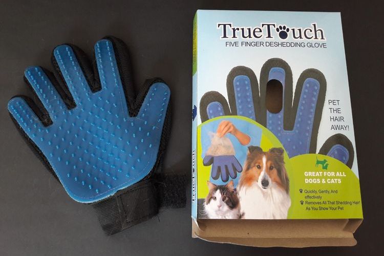 Gant de brosse pour animaux True Touch
