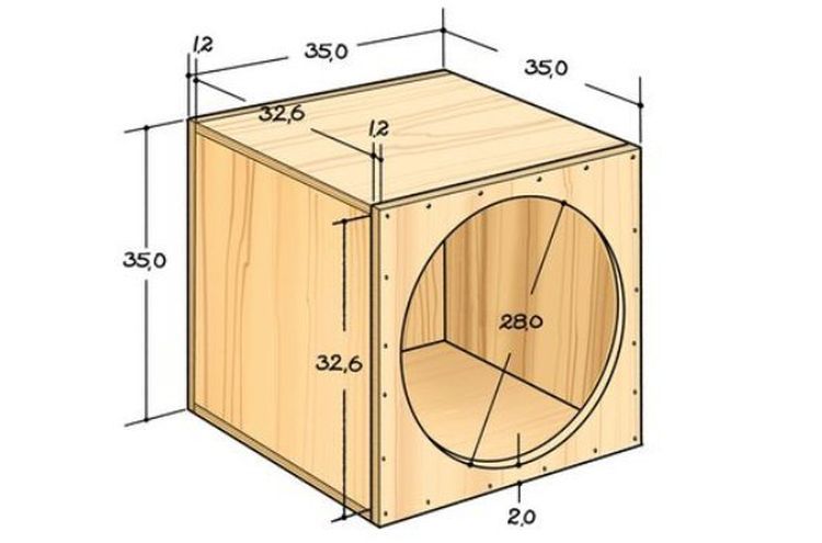 Niche pour chat en contreplaqué