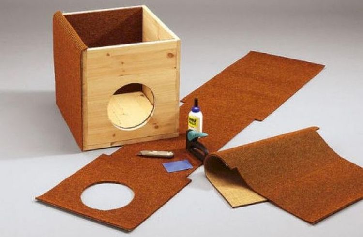 Fabriquer une niche pour chat en contreplaqué