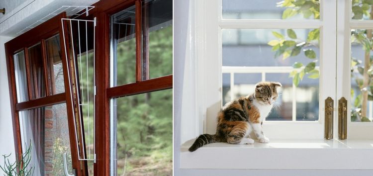 Grille de protection pour chat pour fenêtre basculante
