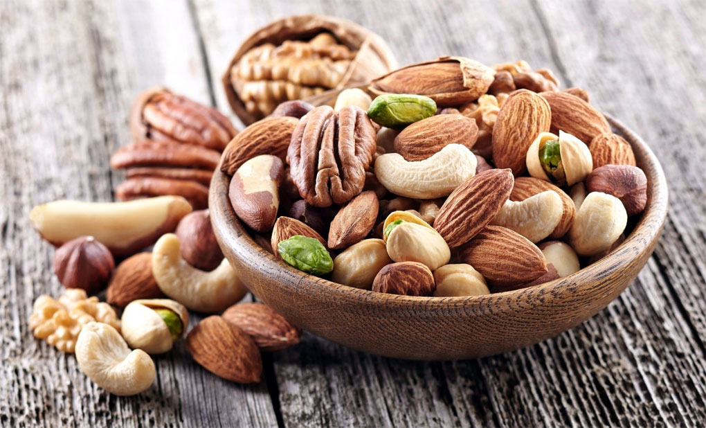 Différents types de noix