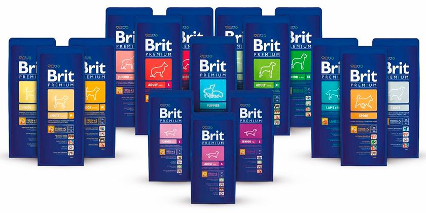 Gamme de produits alimentaires Brit Premium