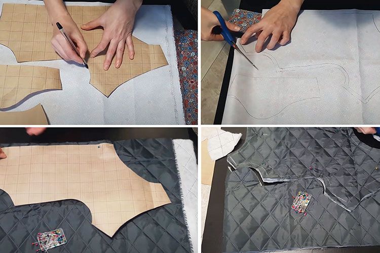 Découper les pièces selon le patron