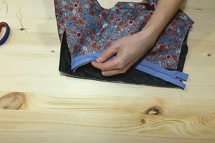 Fermeture éclair pour salopette