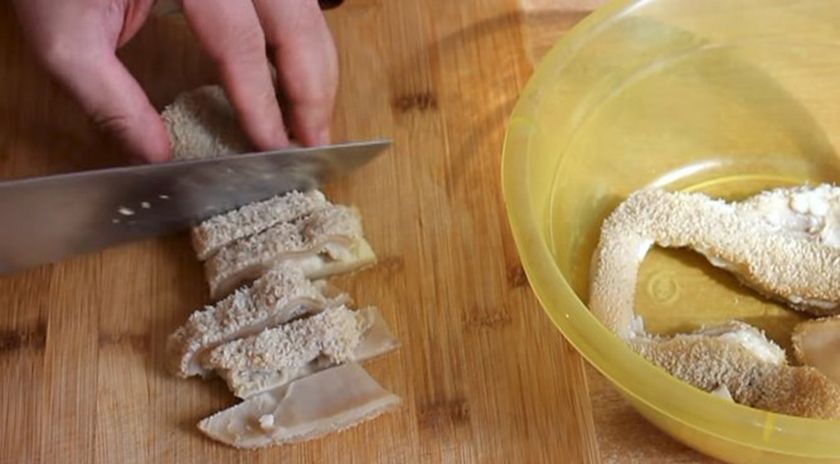 Préparation des tripes