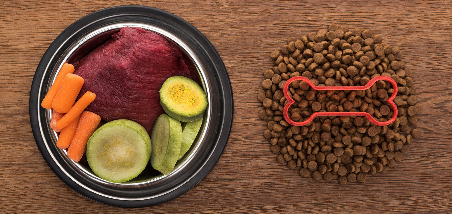 Est-il possible de mélanger des aliments secs et des aliments naturels ?